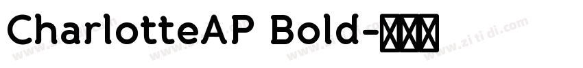 CharlotteAP Bold字体转换
